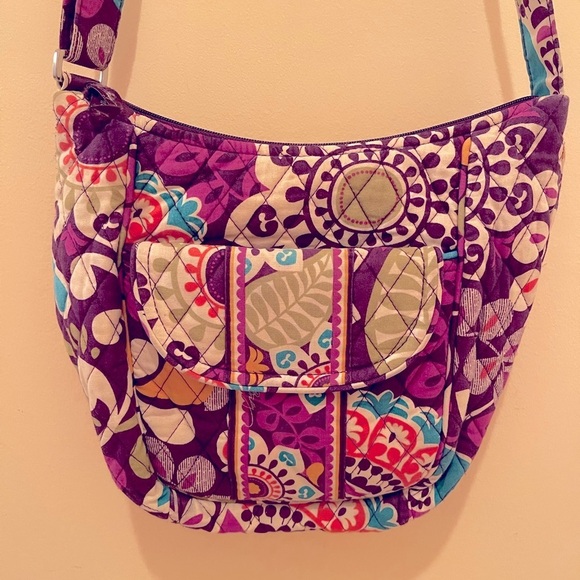 Vera Bradley Plum Crazy Crossbody - Picture 3 of 12